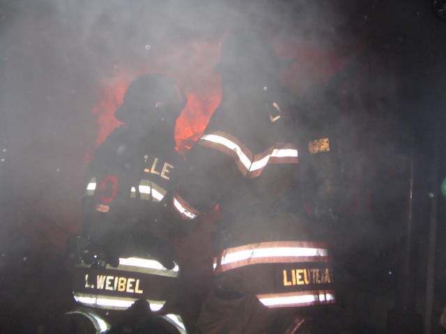 Live fire training on Dowlin Forge Road 2005.
